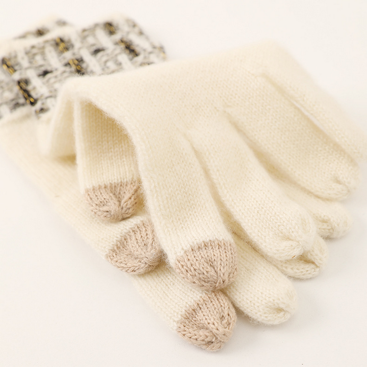 Touchscreen Knit Gloves ? Unisex Warm Cashmere_CWAG0529