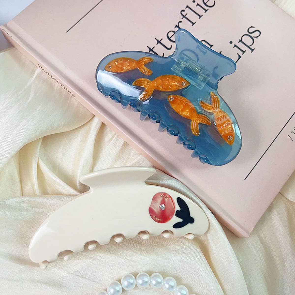 HIGH-QUALITY ROSE FLOWER SPLICING HAIR CLIP_CWAHA1345