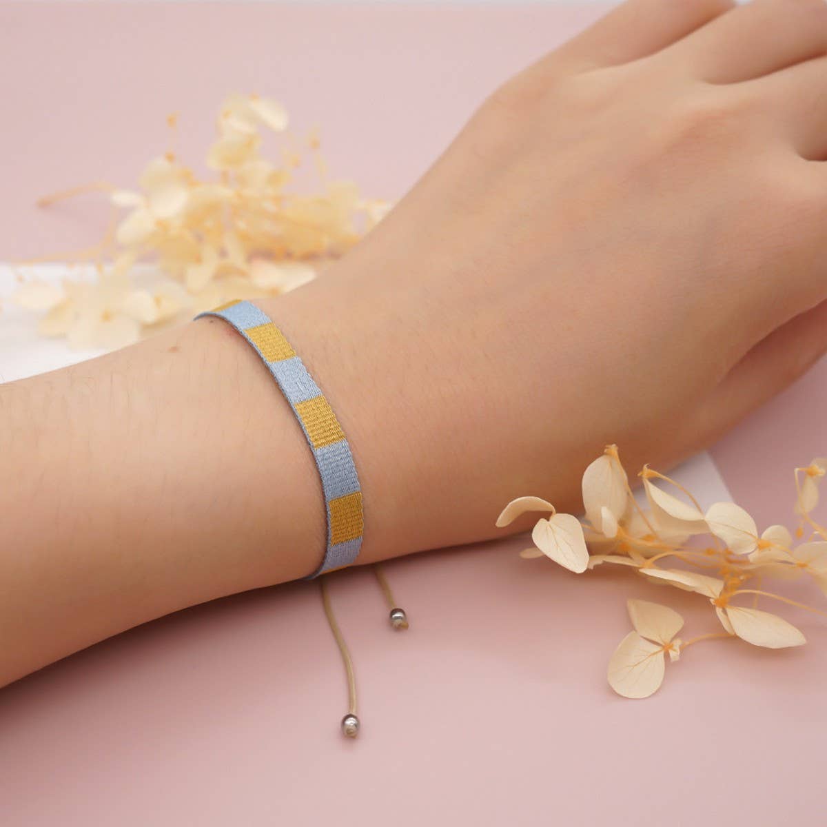 ETHNIC STYLE NYLON RIBBON RETRO HANDMADE BRACELET_CWMM3870