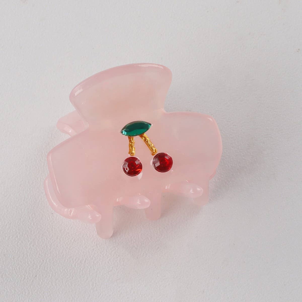 CWAHA1406_CHERRY SMALL HAIR CLAW CLIP,SUMMER SET