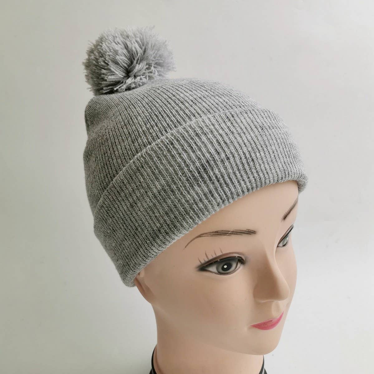 CWAH04347_KIDS SOLID COLOR KNIT BEANIE HAT