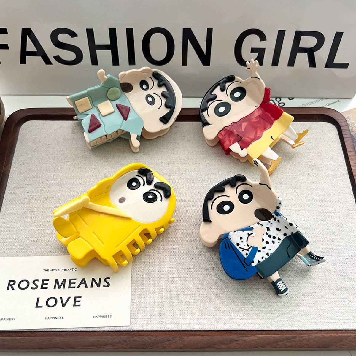 Cartoon Boy Acetate Hair Claw ??Cute Anime Style_CWAHA5747