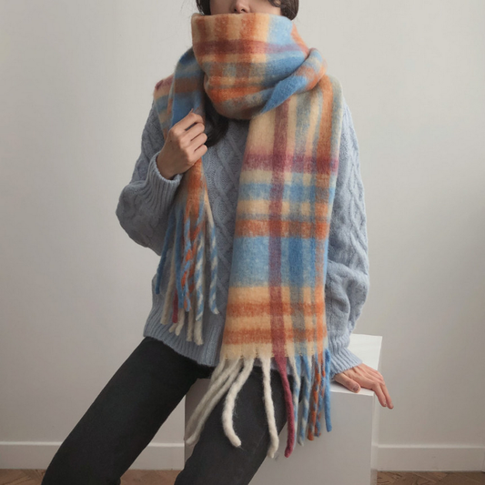 Thick Brushed AC Scarf ? Sweet Winter Wrap