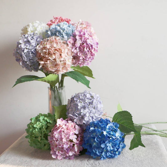 Faux Hydrangea Lollipop Flower for Wedding Decor