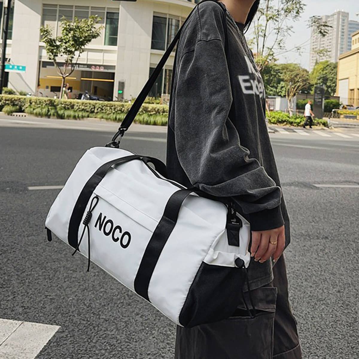 PORTABLE TRAVEL COMMUTER HANDBAG CROSSBODY BAG_CWAB1769