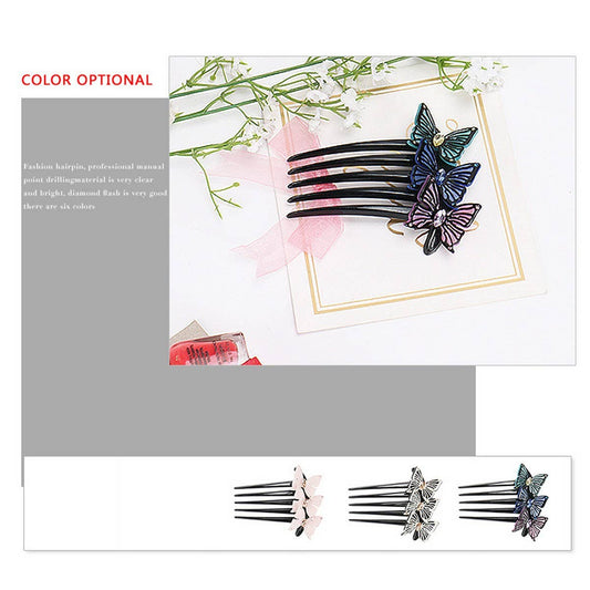 THREE-DIMENSIONAL BOW HAIRPIN COMB HAIRPIN