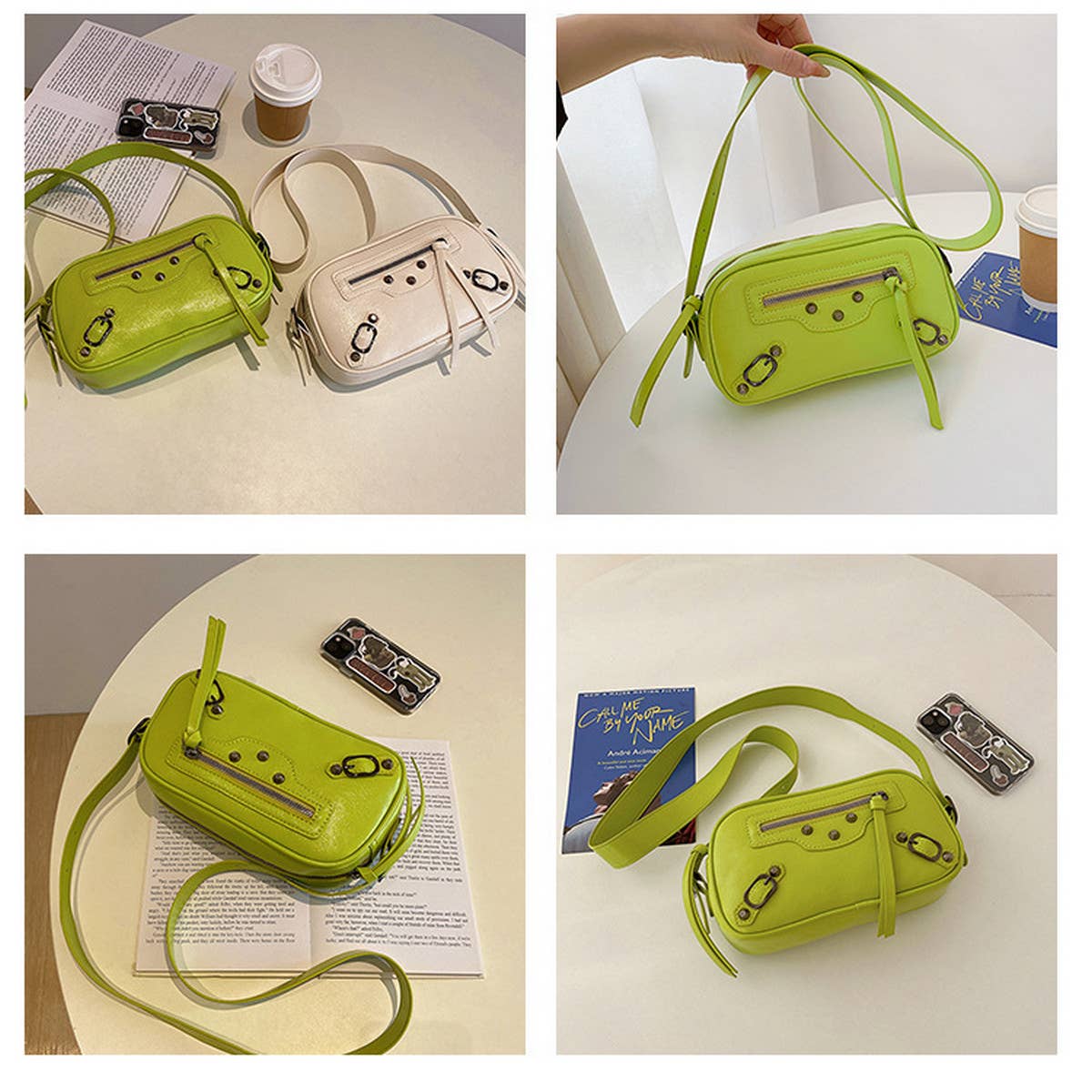 RETRO RIVET SMALL SQUARE SHOULDER BAG_CWAB1590