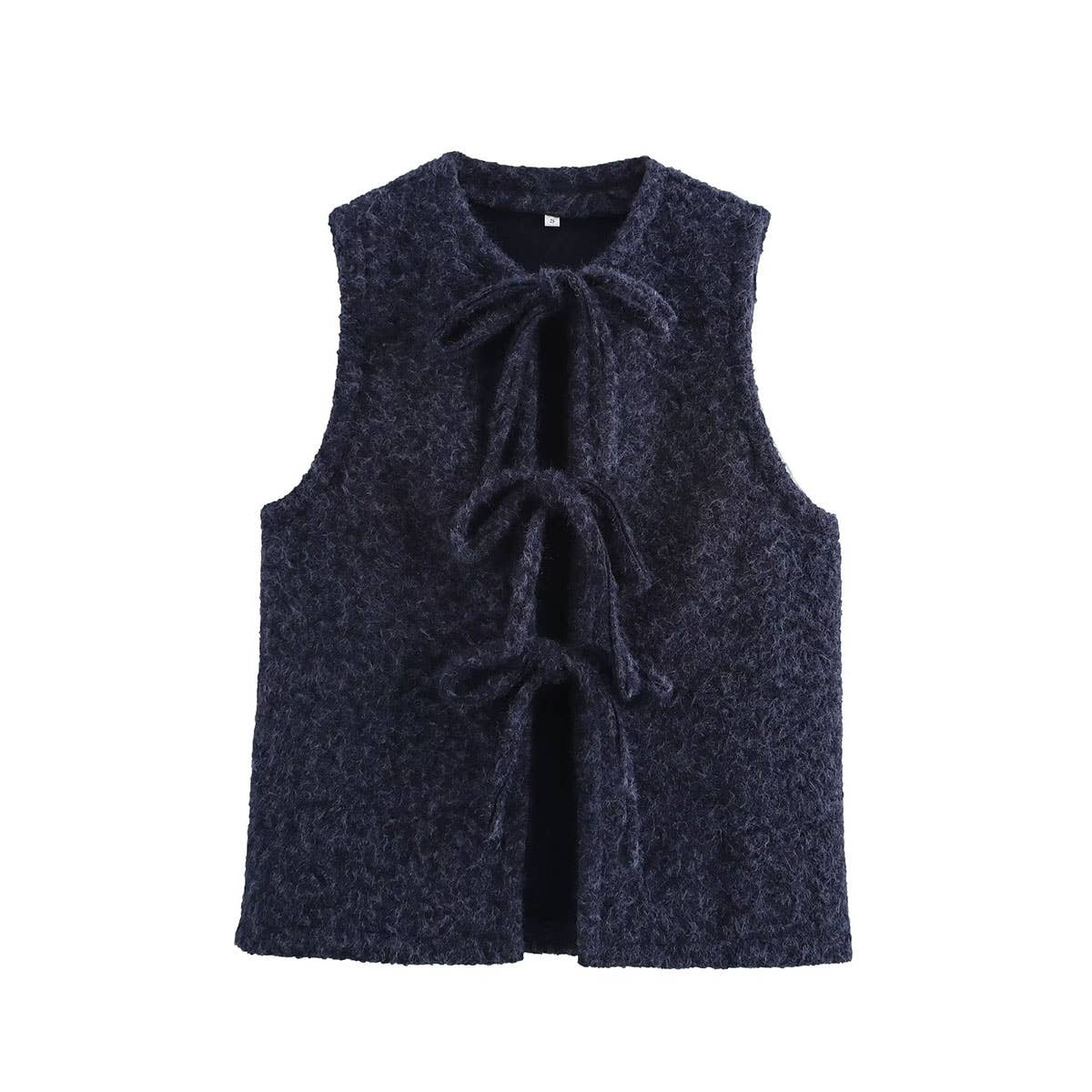 FASHION CASUAL LOOSE LACE-UP SLEEVELESS WAISTCOAT