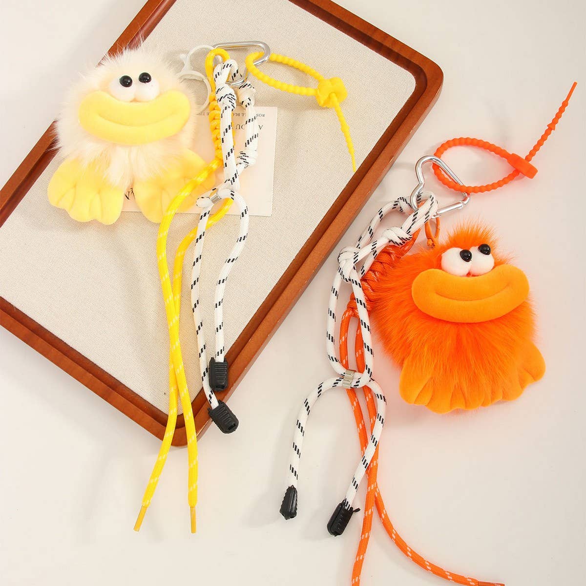 Plush Duckbill & Soot Sprite Charm Keychain_CWMM7820