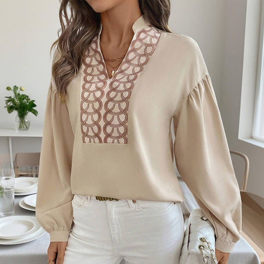 Vintage ring pattern decorative stand collar top