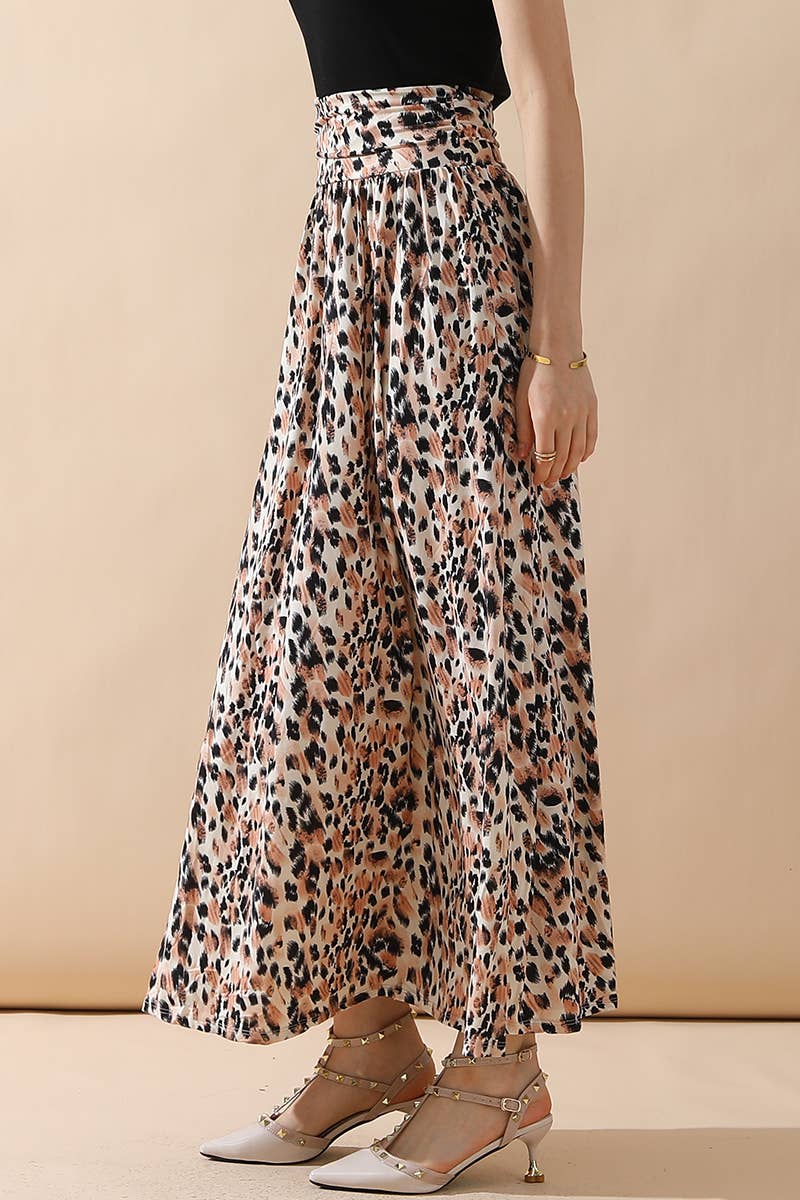 CWBLS116_CASUAL LONG LENGTH MAXI STYLE WAIST LIGHT SKIRT