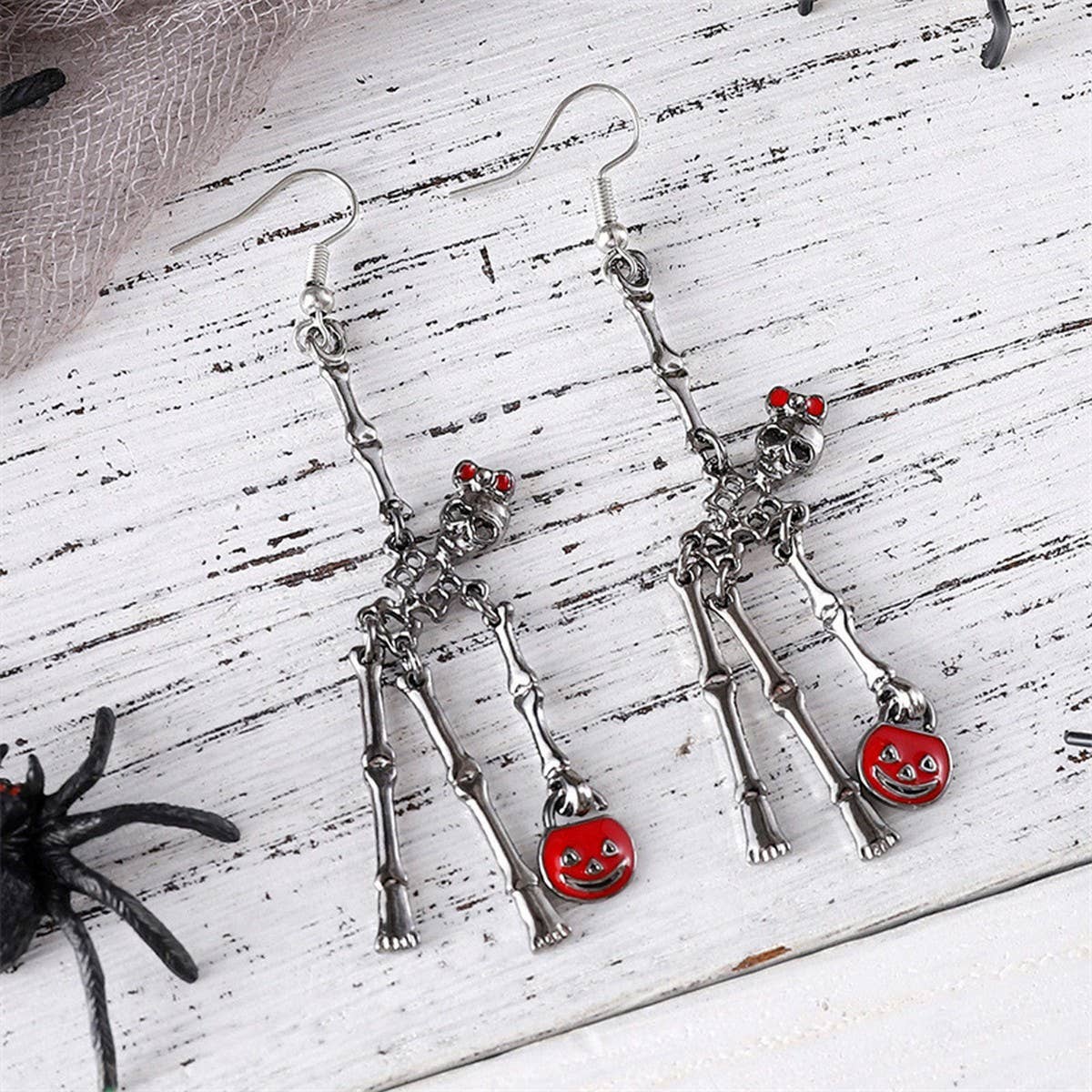 HALLOWEEN EXAGGERATED SKULL EARRINGS