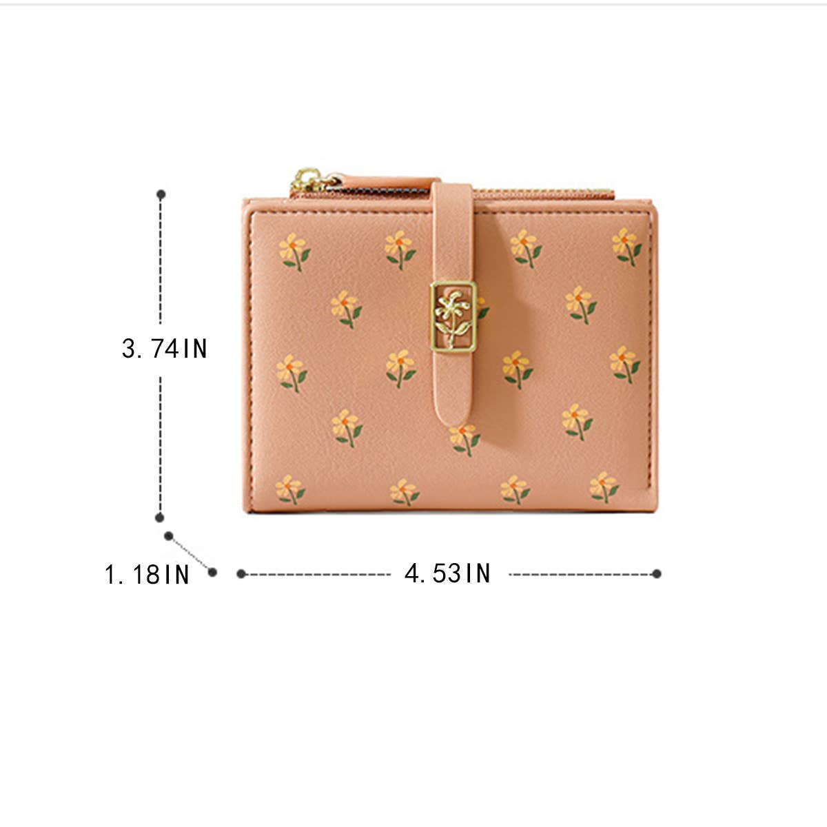 SMALL FRESH FLOWER PRINT SHORT WALLET_CWAB2550