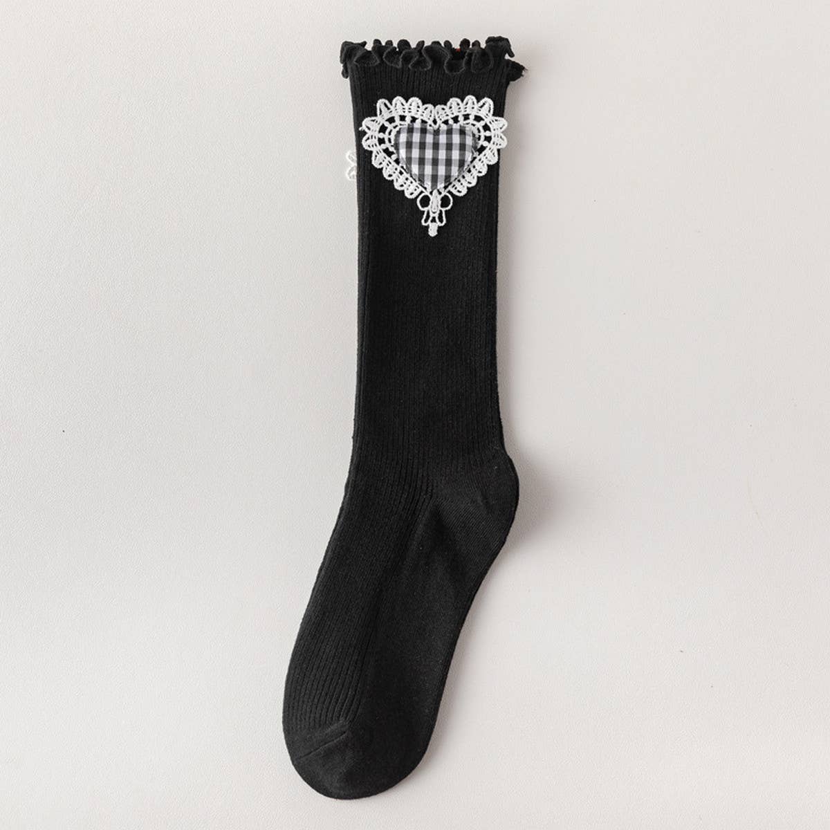 CUTE NEW WINTER WOOD EAR HEART-SHAPED SOCKS