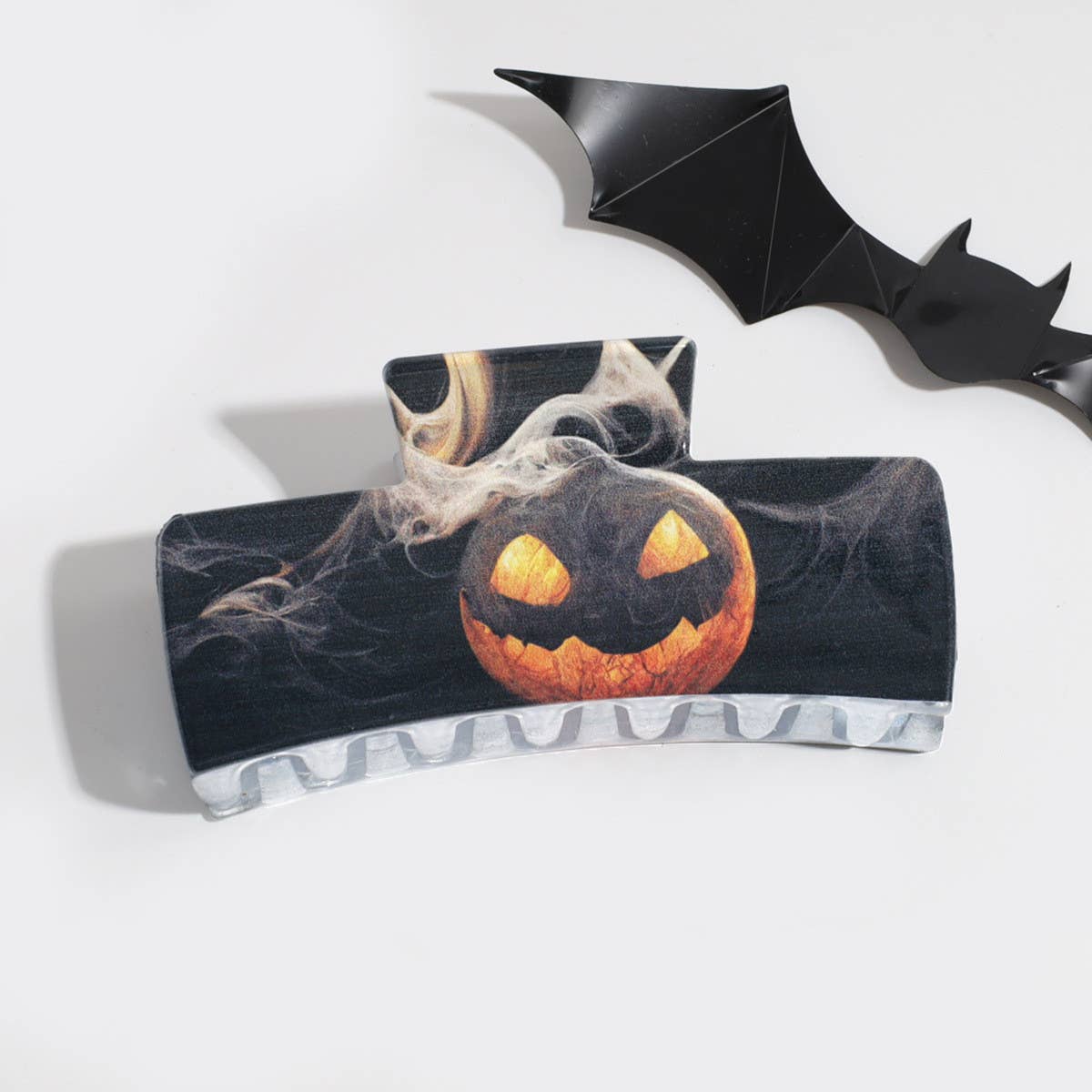 Halloween Ghost, Pumpkin & Bat Hair Claw