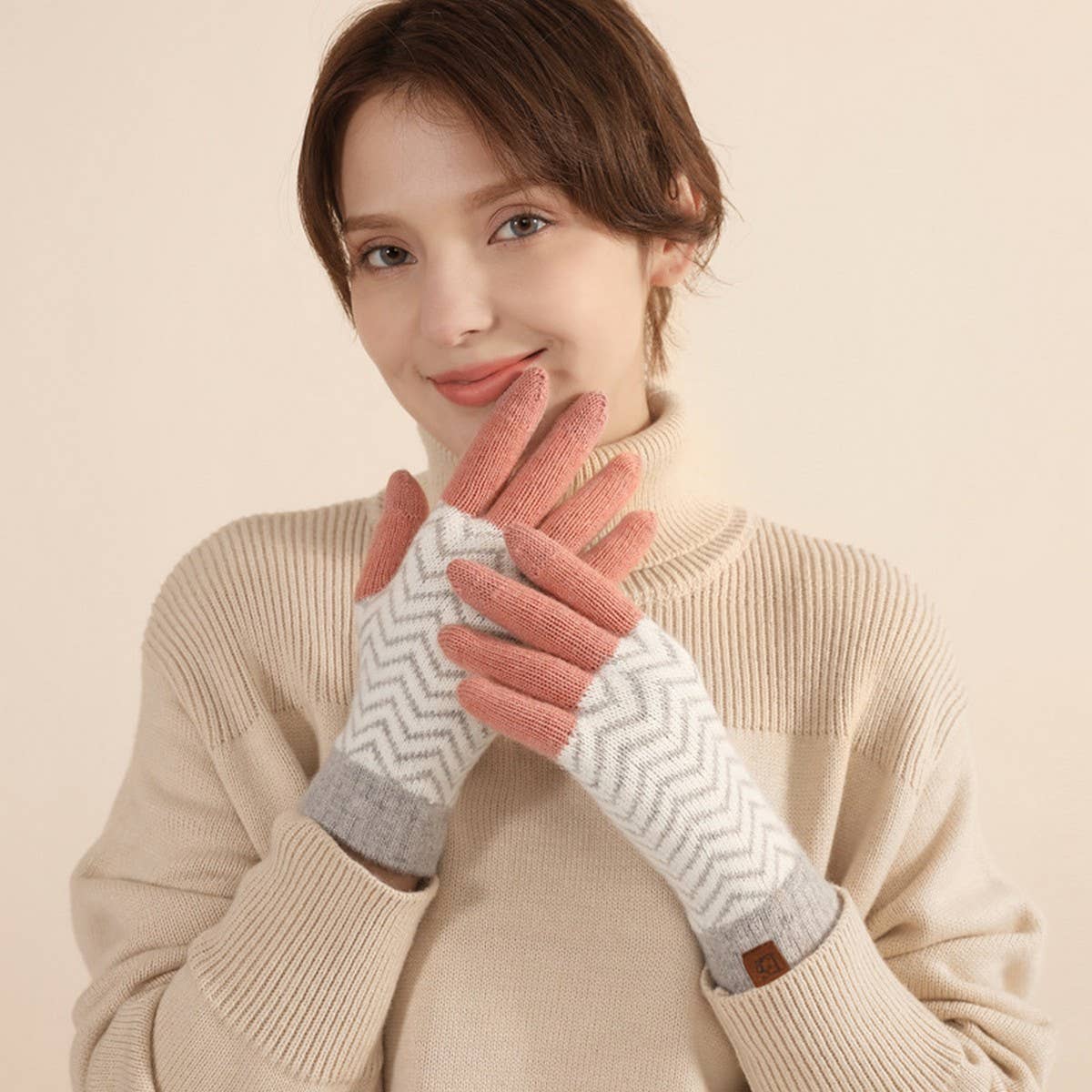 WINTER OUTDOOR COLD PROTECTION TOUCH SCREEN GLOVES_CWAG0412