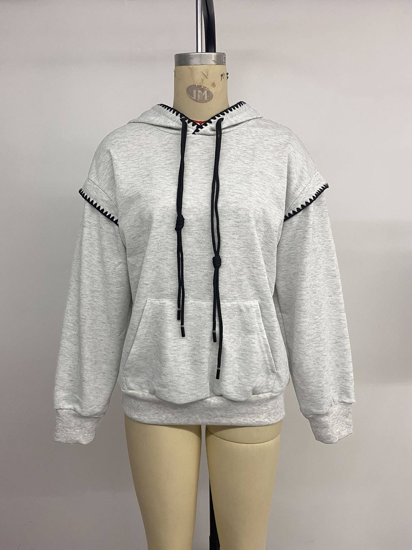 Two versatile long-sleeved hooded sweatshirts