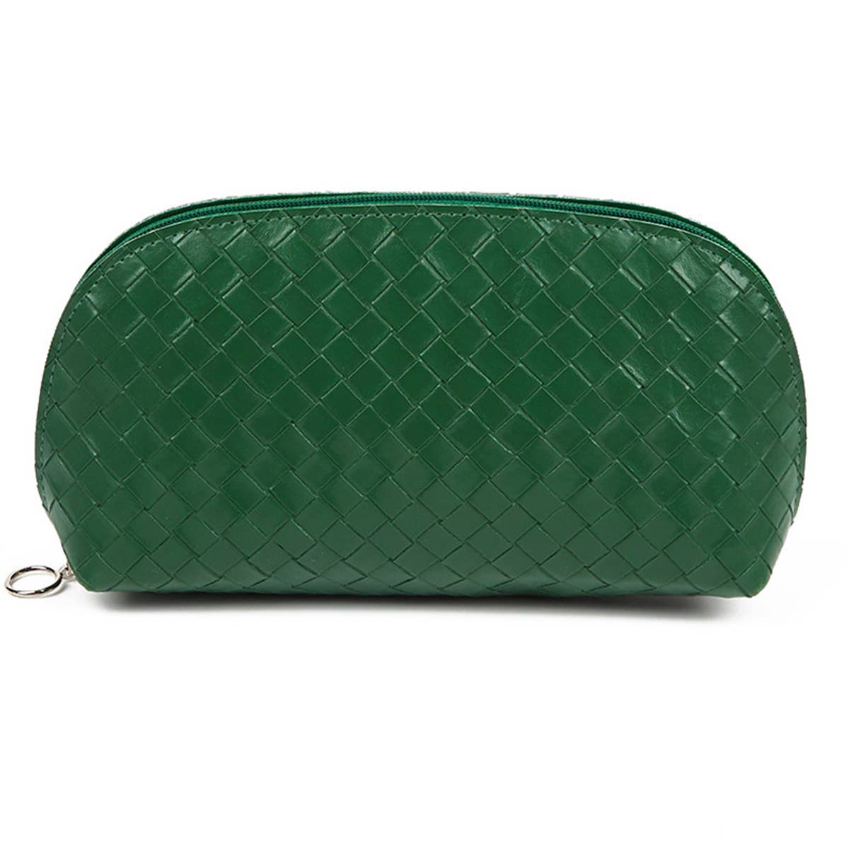 SIMPLE WOVEN WATERPROOF SHELL MAKEUP BAG_CWAB1436