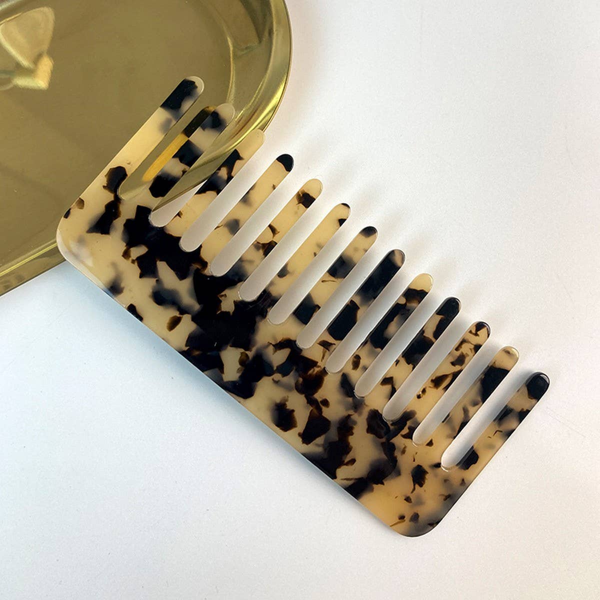 Tortoiseshell Acetate Comb Vintage Anti-Static