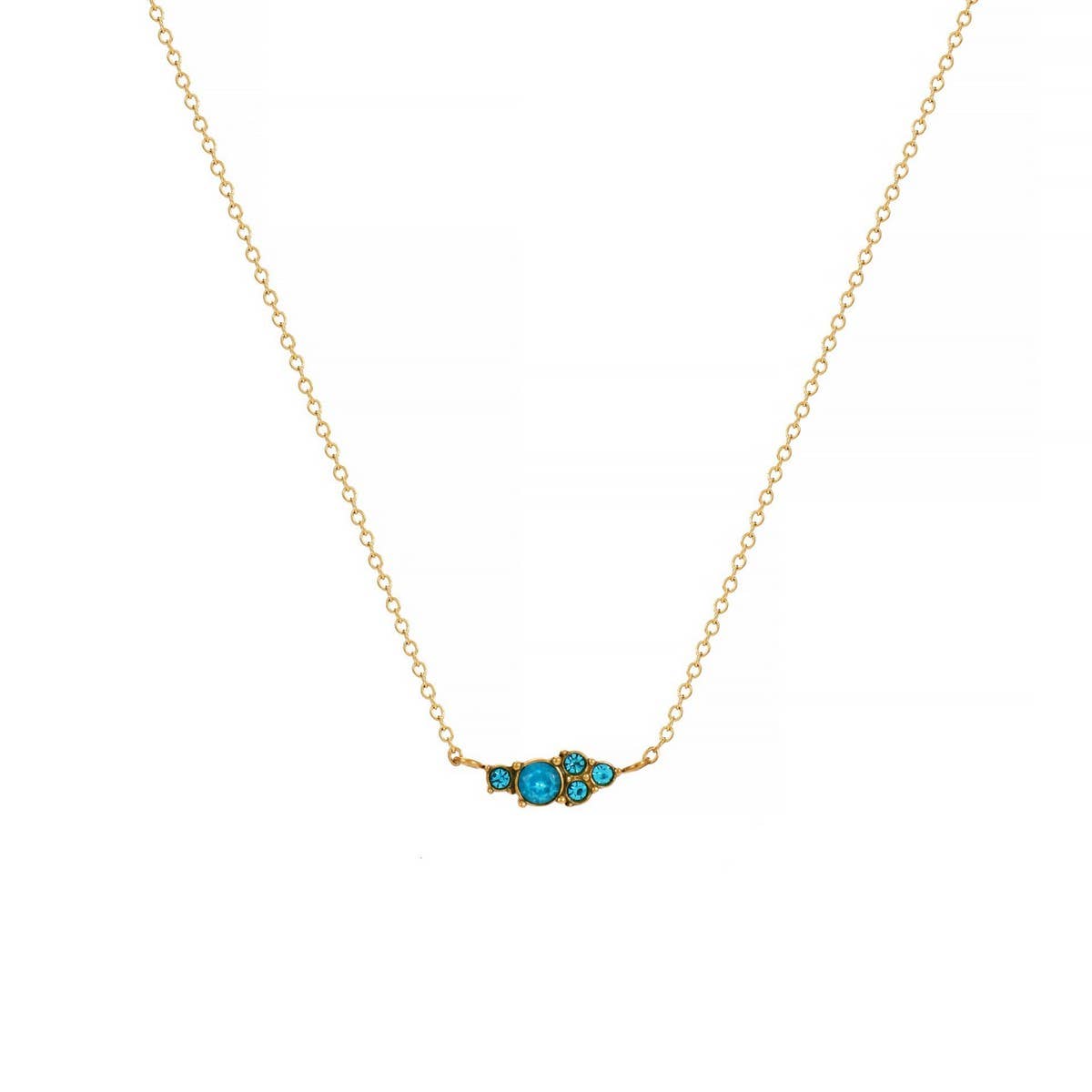 Classic Simple Colorful Birthstone Necklace