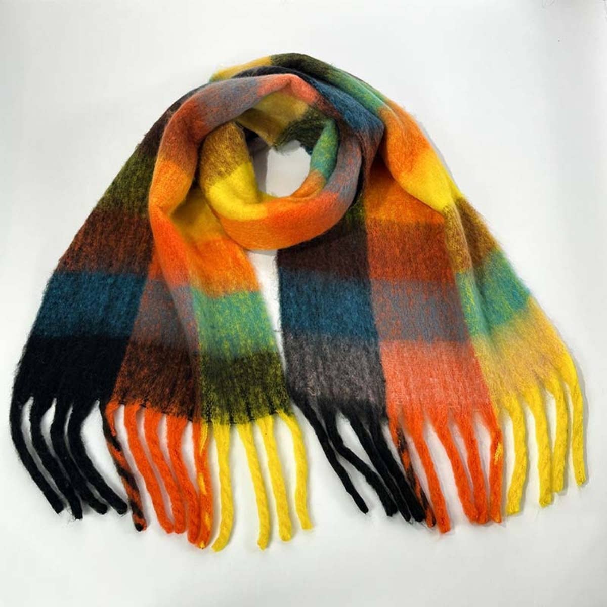 CWASC1578_WINTER PLAID THICKENED WARM SCARF SHAWL