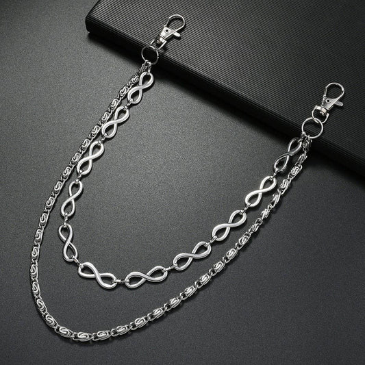 PERSONALITY SIMPLE MULTI-LAYER JEANS CHAIN_CWMM4885