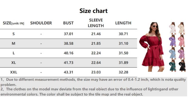 CWDSD8400_OFF SHOULDER POM POM CHIFFON BELTED DRESS