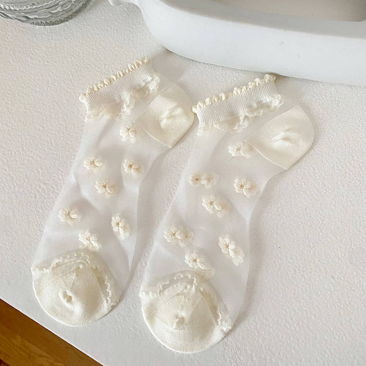 WOMEN CASUAL THIN SHORT SOCKS