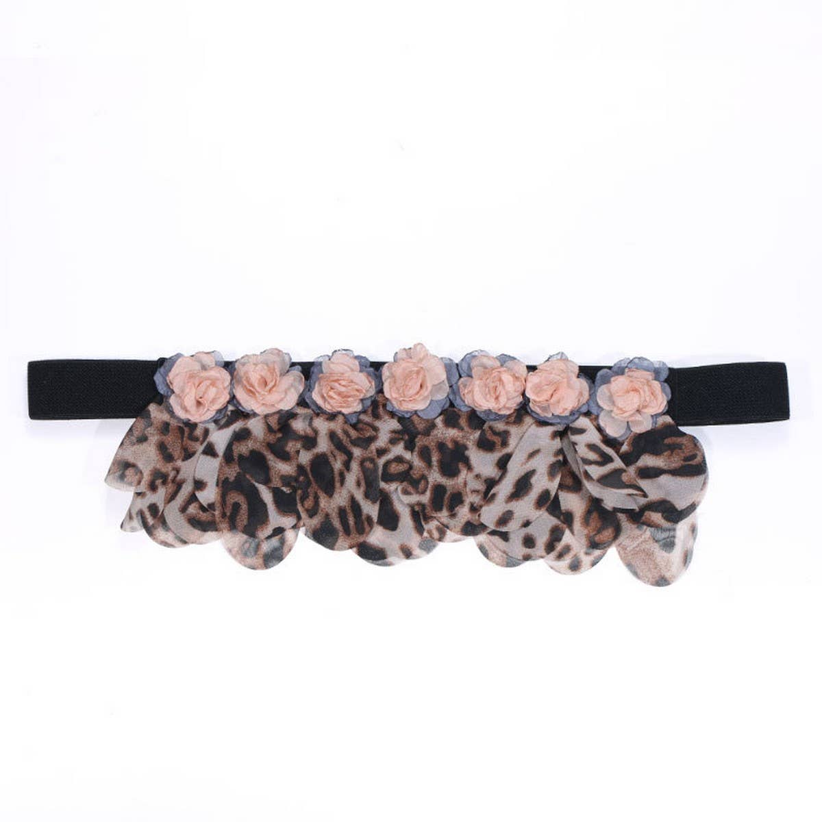 Floral Elastic Waist Belt for Women ?Handmade Chic