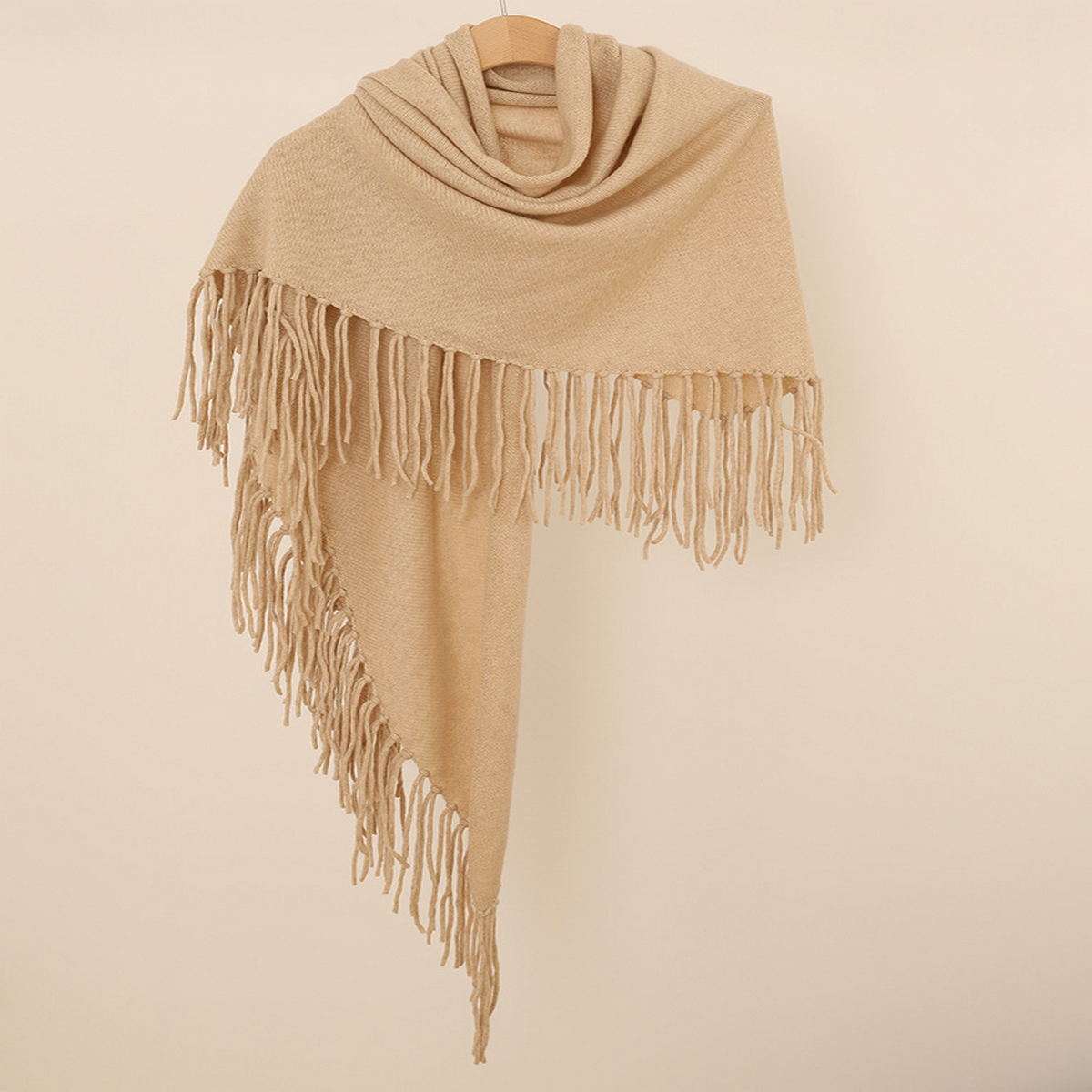 Women??¢s Warm Triangle Scarf ??Cashmere Knit_CWASC2703