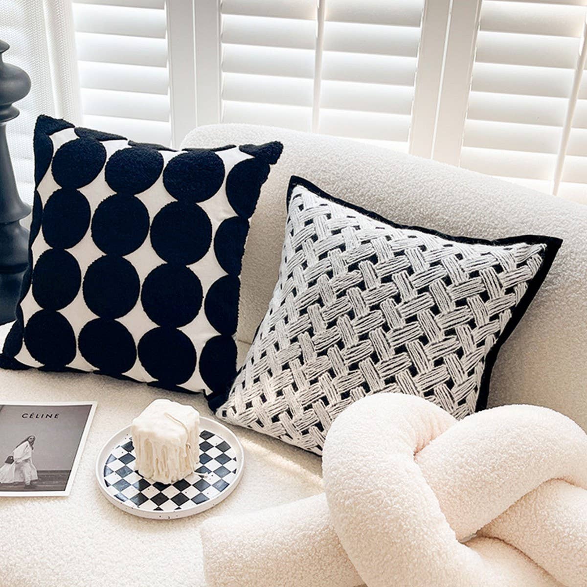 Sofa Pillow Cover for Living Room & Bay Window_CWMM7698