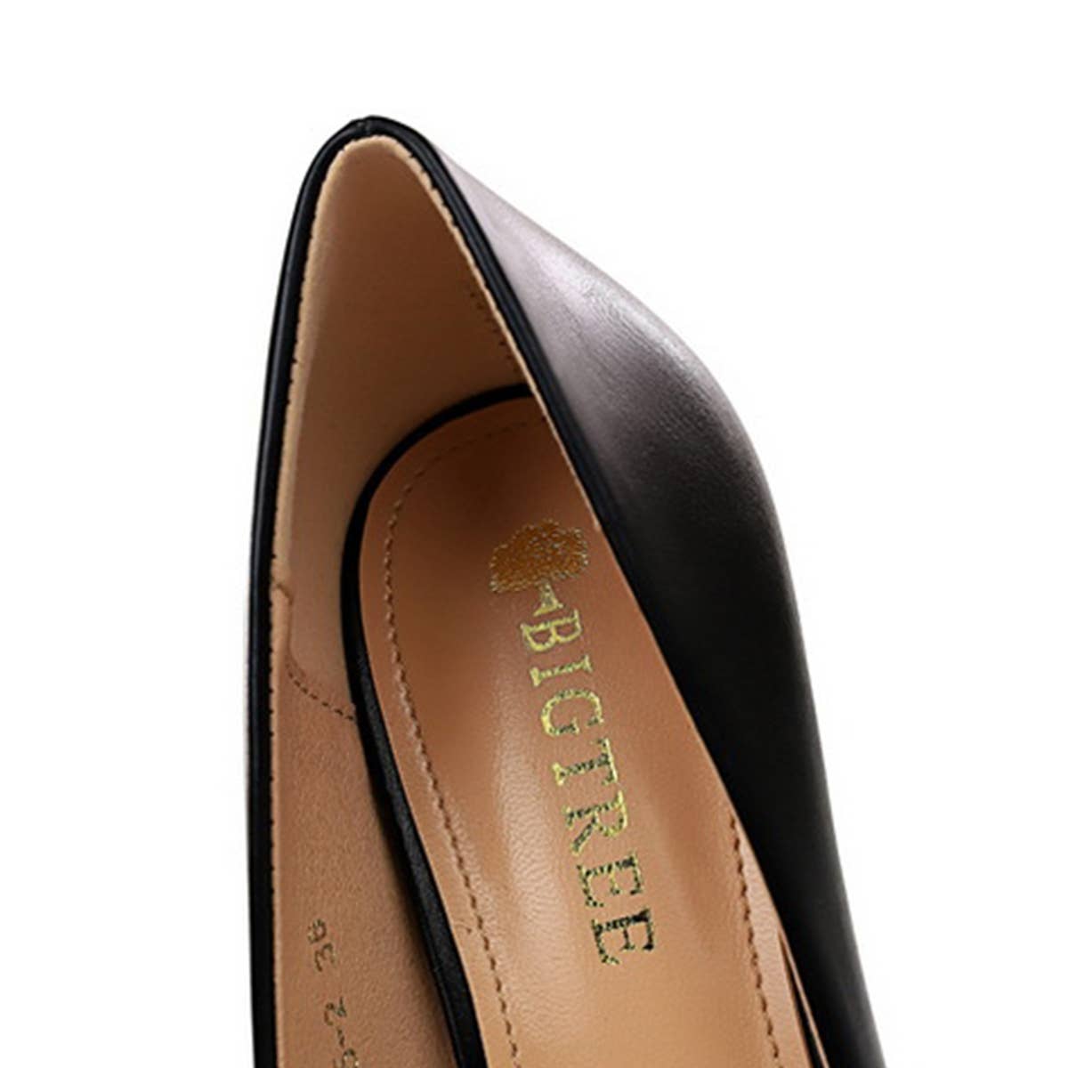 WOMEN SHALLOW POINTED RIVET HIGH HEELS