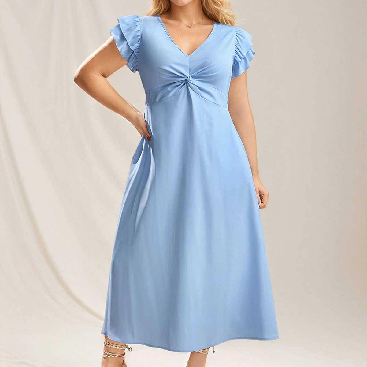 Sweet Slim Waist Long Dress ? Flattering & Elegant