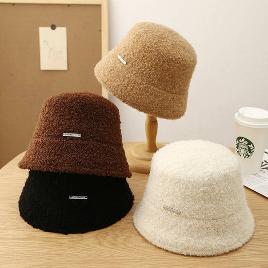 WARM EAR PROTECTION FACE BUCKET HAT_CWAB2851
