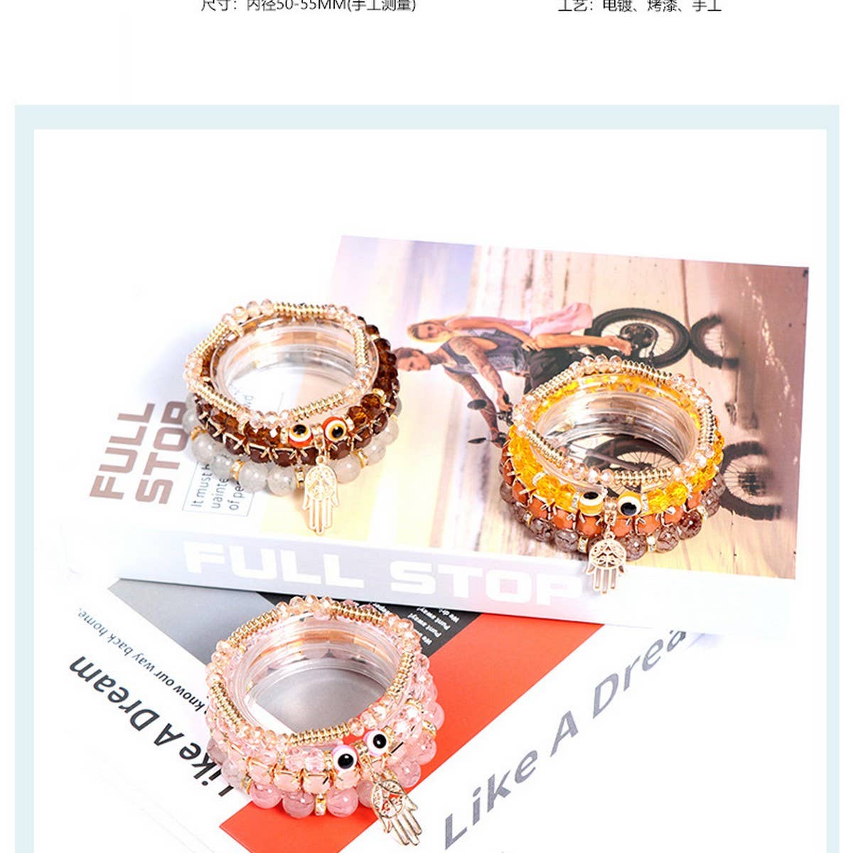 PERSONALIZED DEVIL EYE CREATIVE BRACELET_CWASC0701