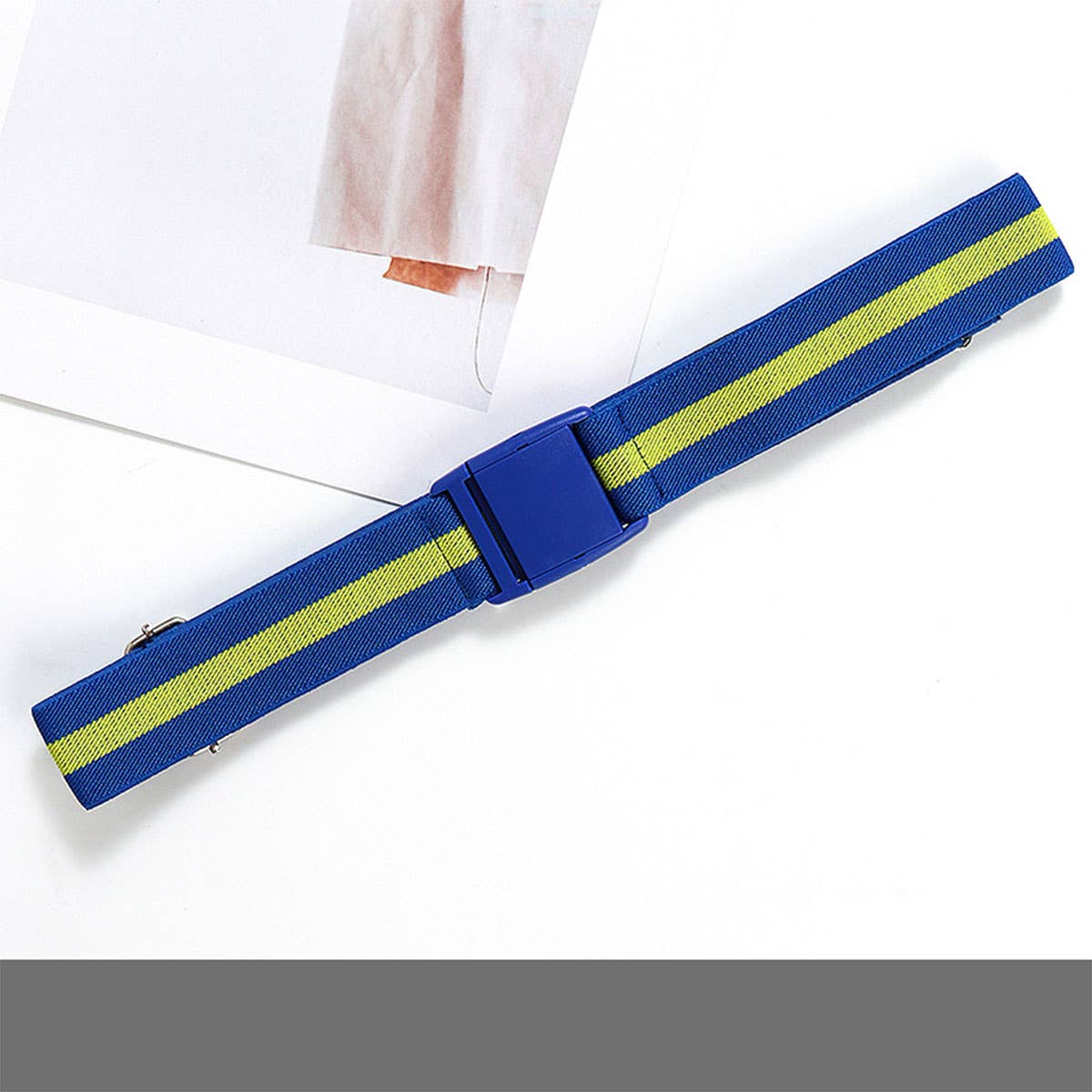 VERSATILE BRAIDED BELT BUCKLE ELASTIC BELT_CWABE0683