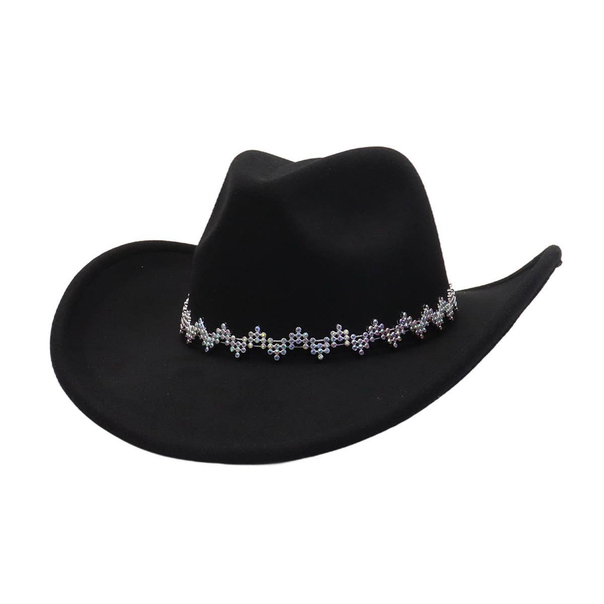 Men & Women  Felt Cowboy Western Fedora_CWAH04436