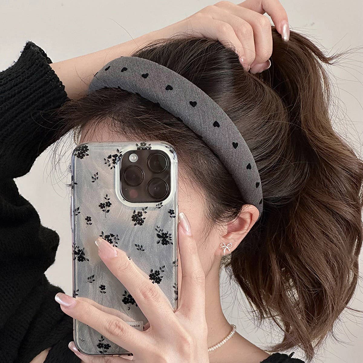 HEADBAND HIGH TOP ELEGANT HAIRPIN HEADDRESS