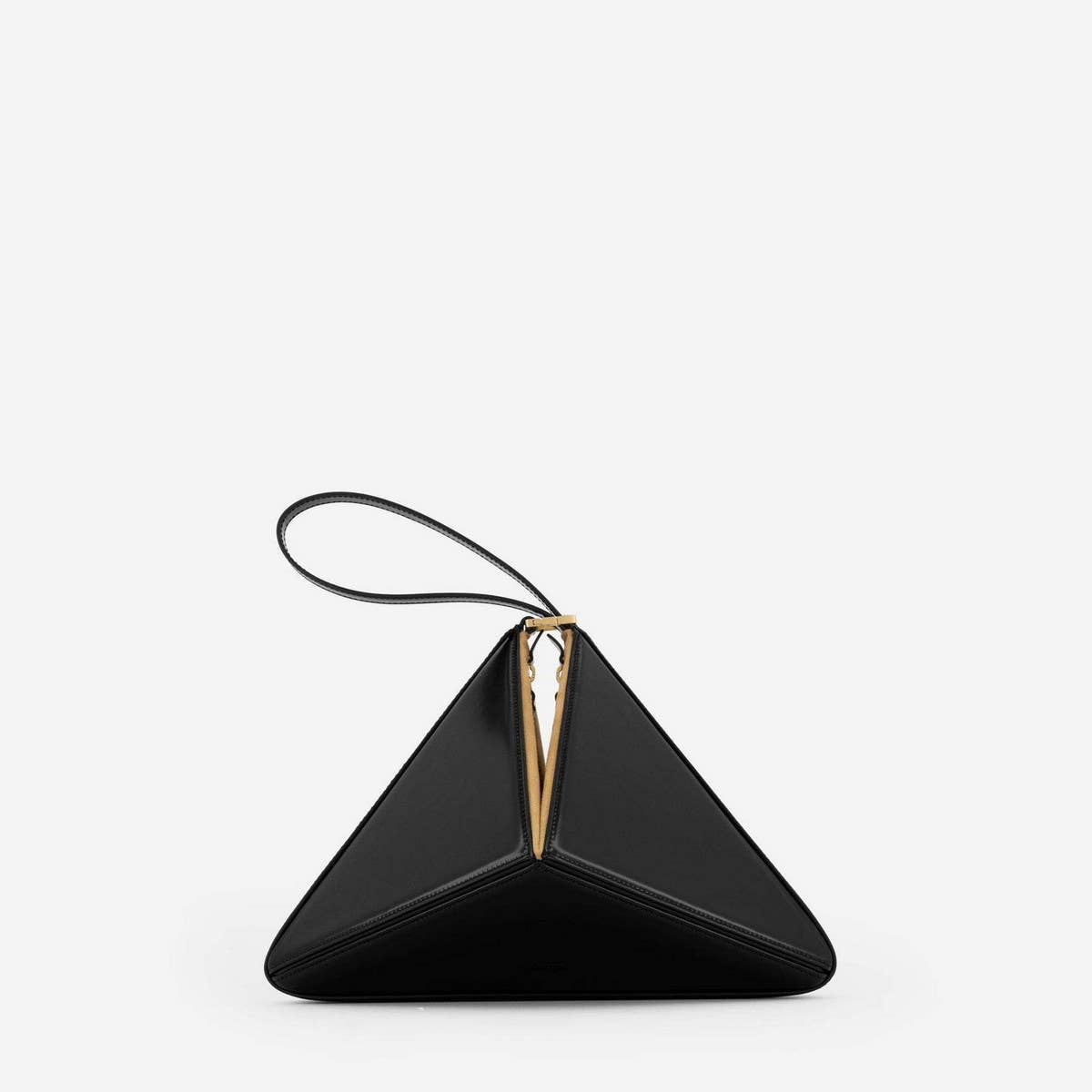 TRIANGULAR RHOMBUS STITCHING FOLDING SHOULDER BAG_CWAB1933