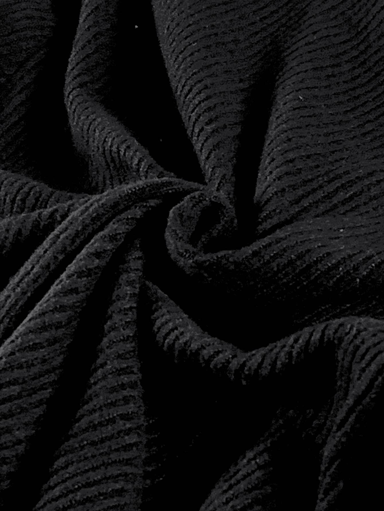 Stylish pullover top hair knit flared sleeves