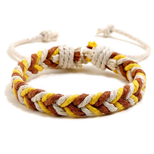 NEW COLOR HEMP ROPE COUPLE BRACELET