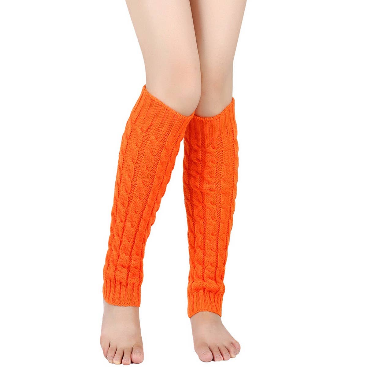 CWMS0811_Winter Warm Knitted Twist Leg Warmers