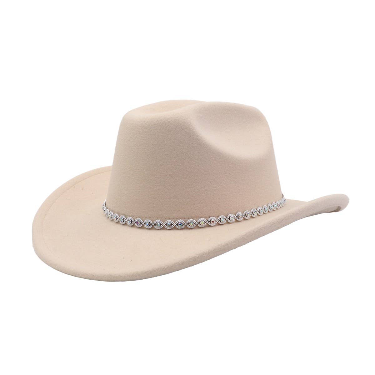 Western Ethnic Wool Fedora Hat New Arrival_CWAH04471