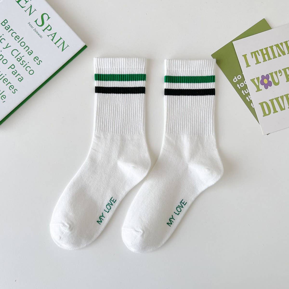 CWMS2508_2025 NEW LETTER EMBROIDERY MIDDLE SOCKS