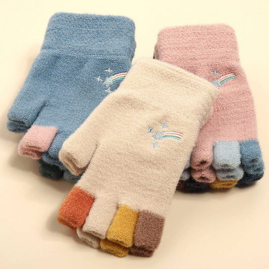 CARTOON COLD-PROOF PLUSH KNITTED GLOVES_CWAG0124