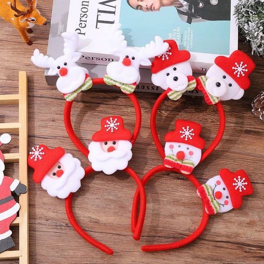 CHRISTMAS SANTA CLAUS GLOWING HEADBAND ORNAMENT