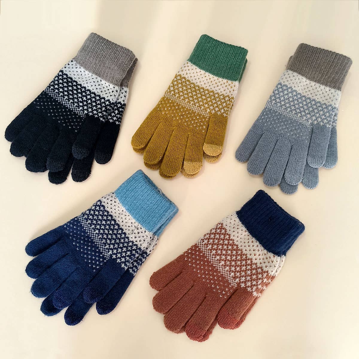 Wholesale Knit Touchscreen Gloves, Warm & Unisex_CWAG0023