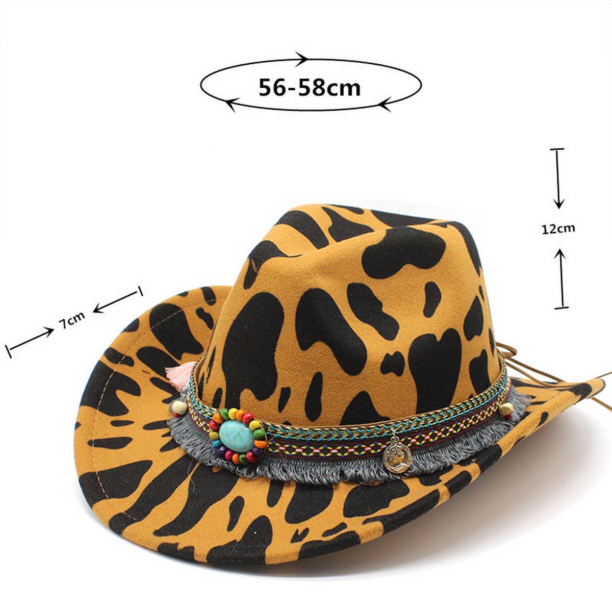 WESTERN COWBOY HAT RETRO VERSATILE CASUAL HAT_CWAH2552