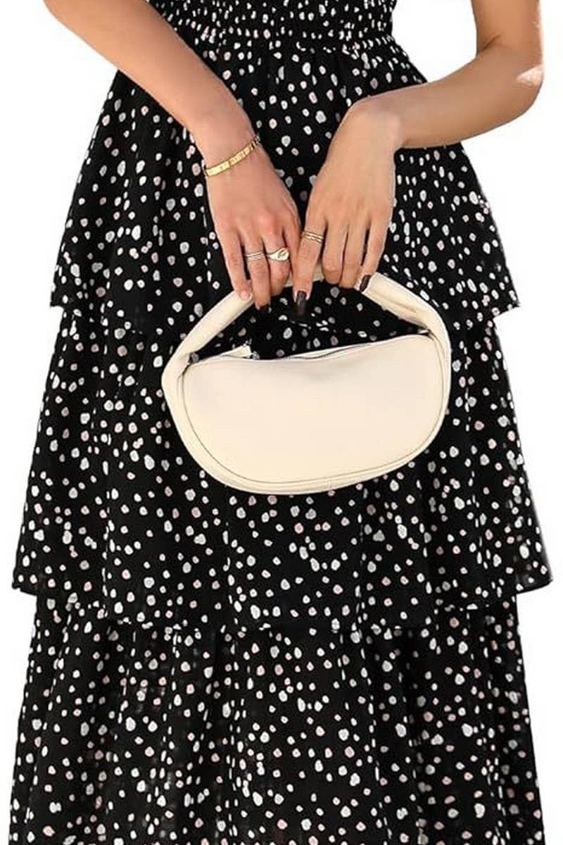 CWDMD01026_SQUARE NECK SHORT SLEEVE FLORAL CHIFFON DRESS