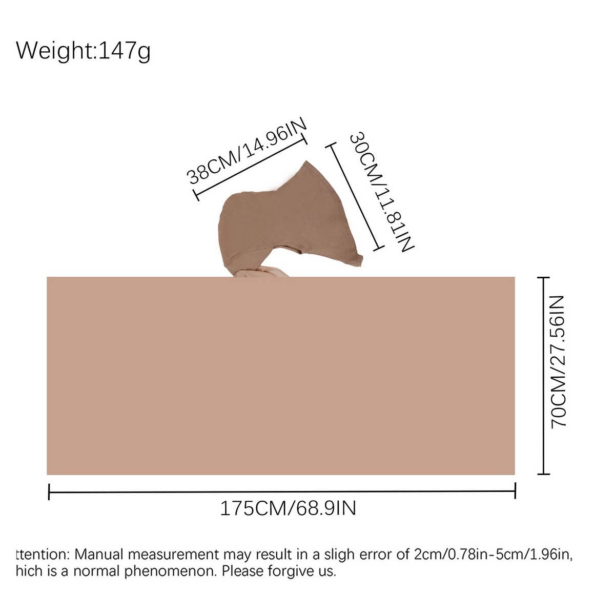 CLASSIC SOLID COLOR PEARL CHIFFON ETHNIC HEADSCARF